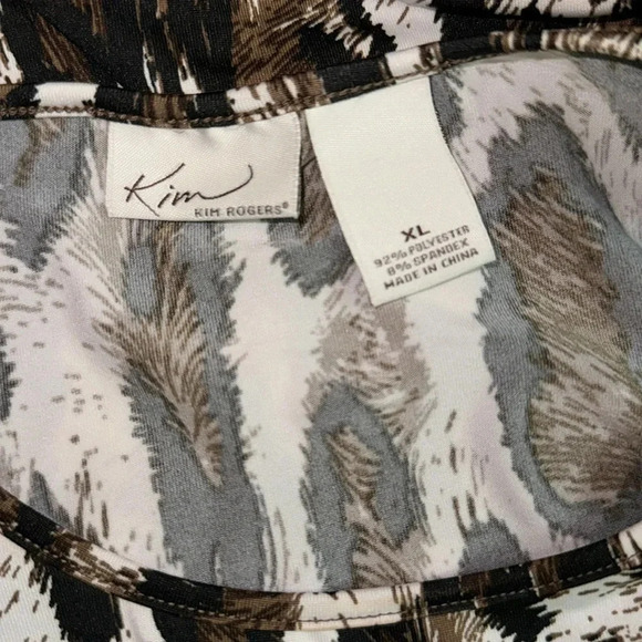 Kim Rogers Beautiful Multicolored Blouse - Picture 6 of 6